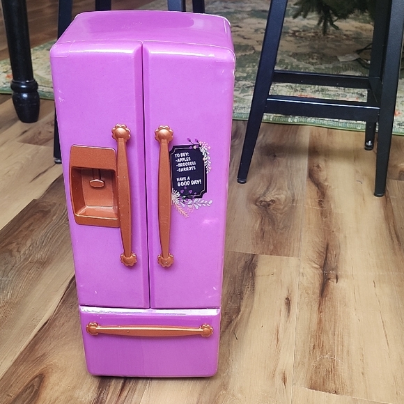 Our Generation Other - Our Generation Purple Toy Refrigerator for 18 inch Dolls